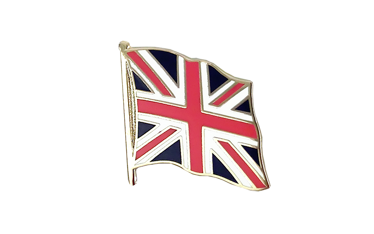 Großbritannien Flaggen Pin 2 x 2 cm