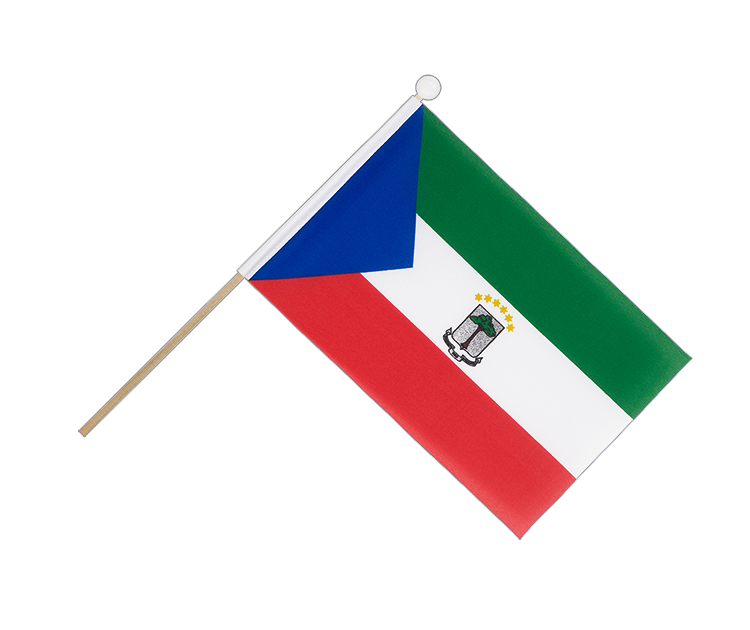 Equatorial Guinea - Hand Waving Flag 6x9"