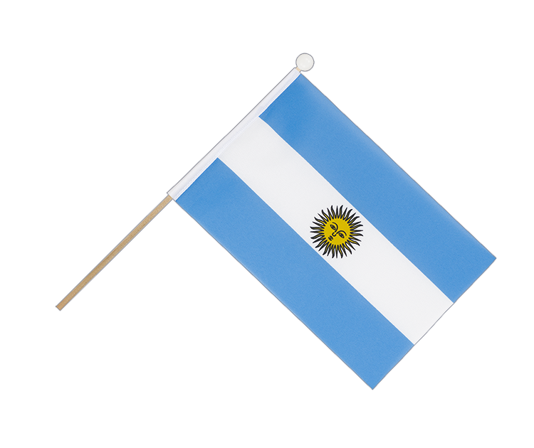 Hand Waving Flag Argentina - 6x9"