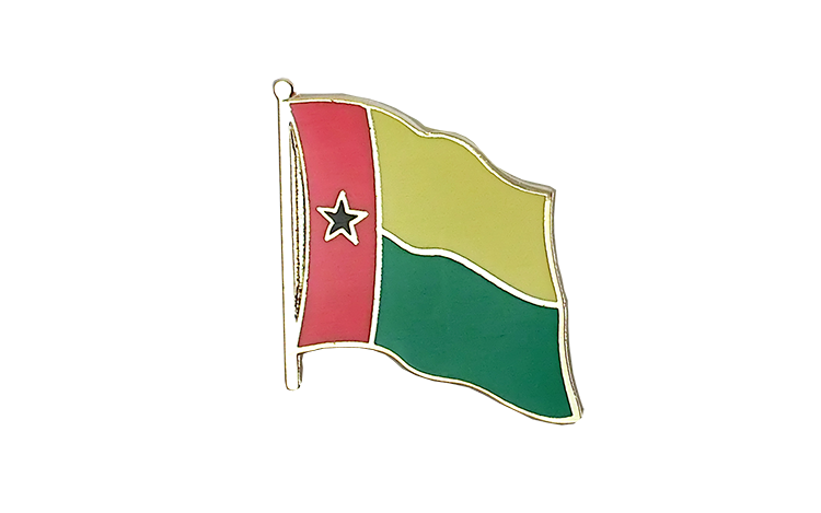 Flaggen Pin Guinea Bissau 2 x 2 cm