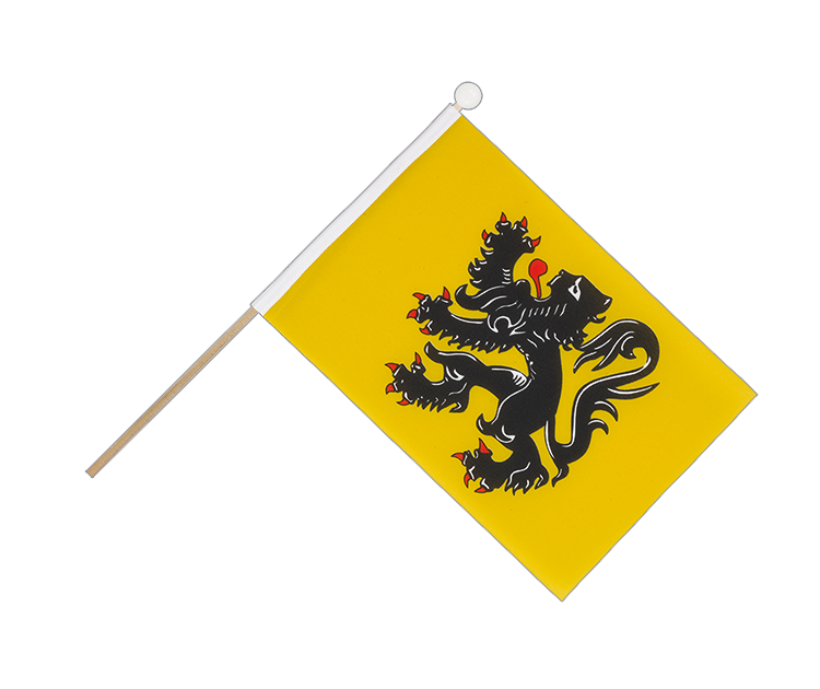 Belgium Flanders - Hand Waving Flag 6x9"