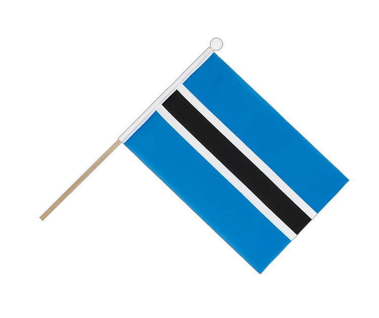 Botswana - Hand Waving Flag 6x9"