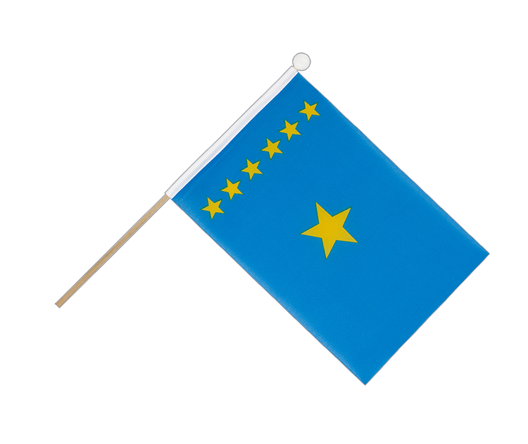 Democratic Republic of the Congo old - Hand Waving Flag 6x9"