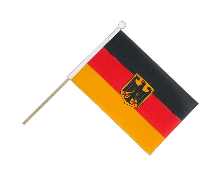 Deutschland Dienstflagge Stockfähnchen 15 x 22 cm