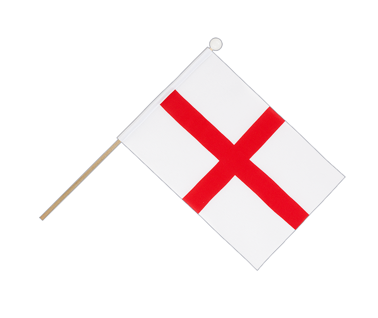 Hand Waving Flag England St. George - 6x9"