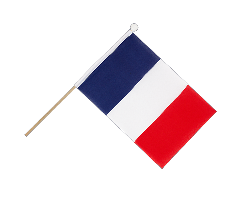 Frankreich Stockfähnchen 15 x 22 cm