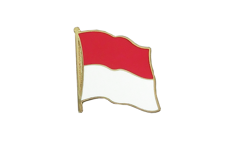 Flaggen Pin Indonesien 2 x 2 cm