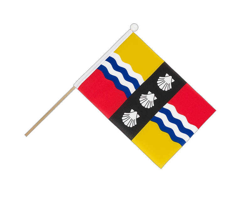Bedfordshire - Hand Waving Flag 6x9"