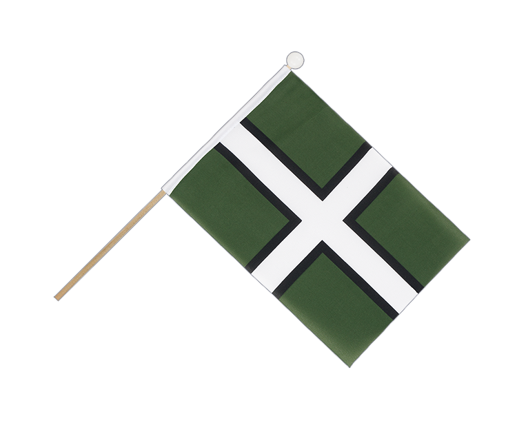 Devon - Hand Waving Flag 6x9"