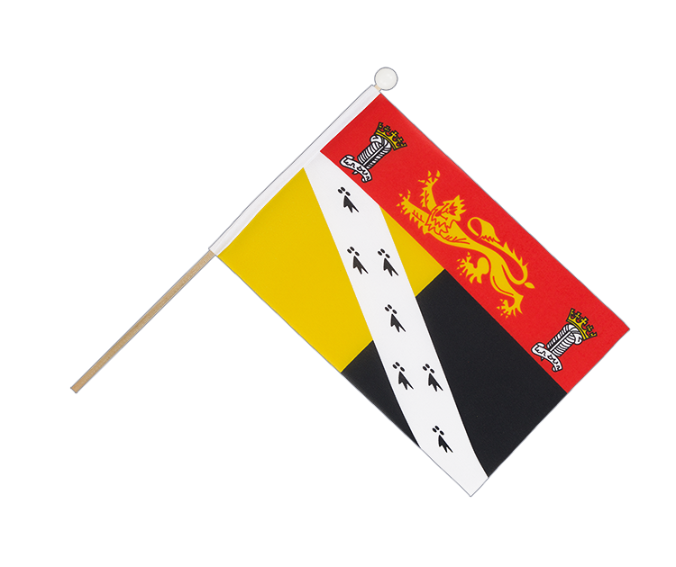 Norfolk - Hand Waving Flag 6x9"