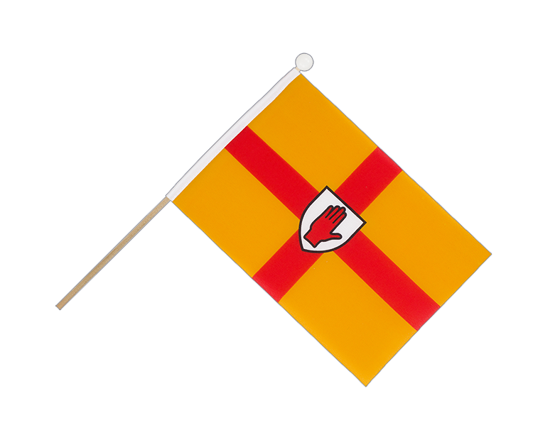 Ulster - Hand Waving Flag 6x9"