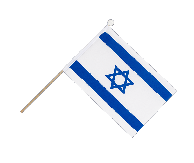 Israel - Stockfähnchen 15 x 22 cm
