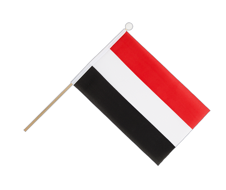 Hand Waving Flag Yemen - 6x9"