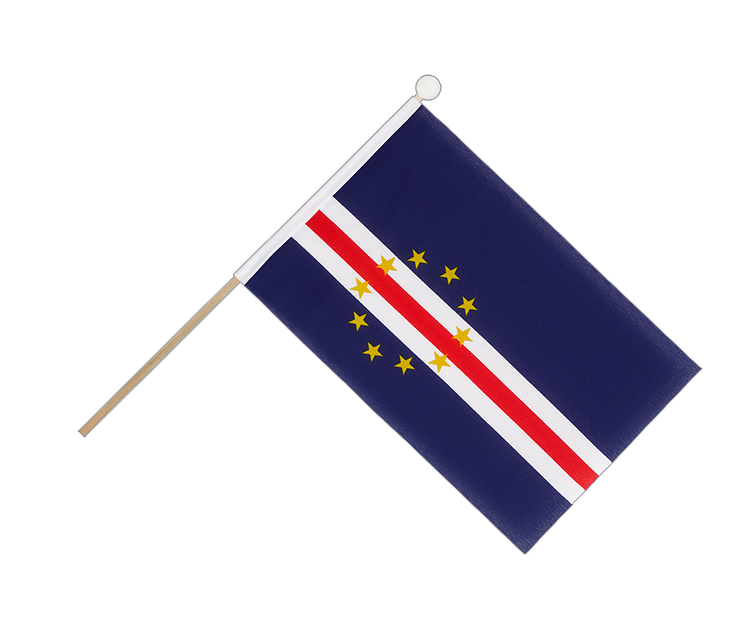 Cape Verde - Hand Waving Flag 6x9"