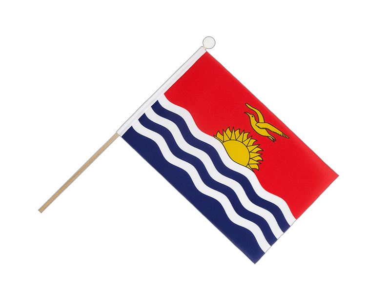Kiribati - Hand Waving Flag 6x9"