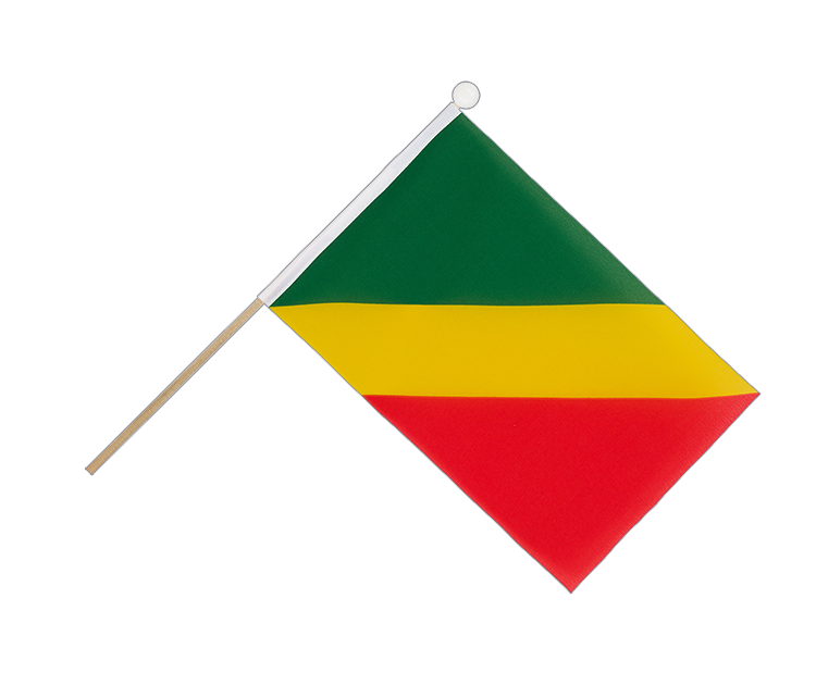 Congo - Hand Waving Flag 6x9"