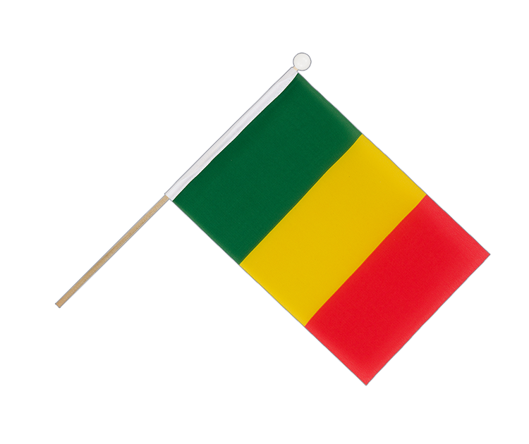 Mali - Hand Waving Flag 6x9"