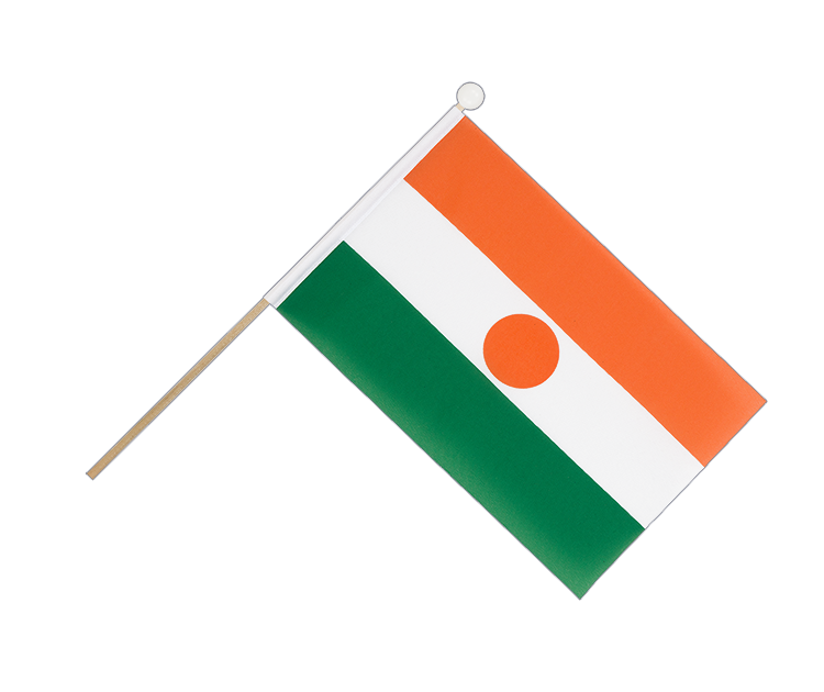 Niger - Hand Waving Flag 6x9"