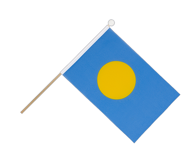 Palau - Hand Waving Flag 6x9"