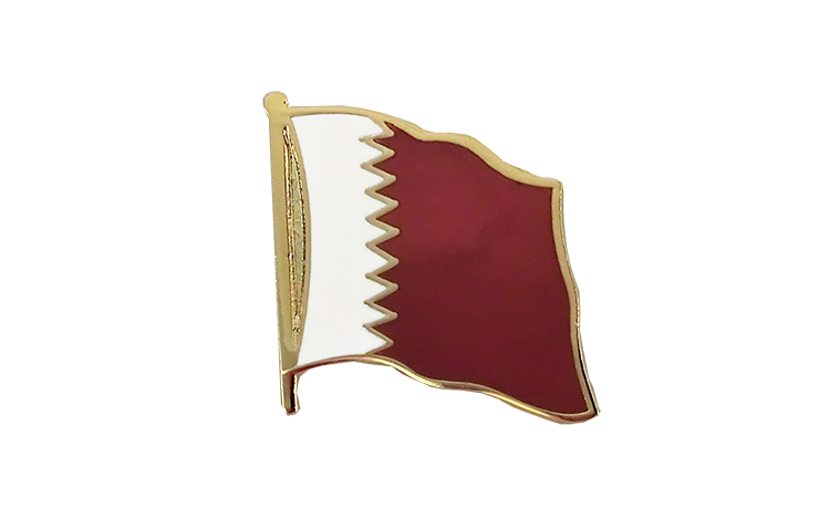 Katar Flaggen Pin 2 x 2 cm