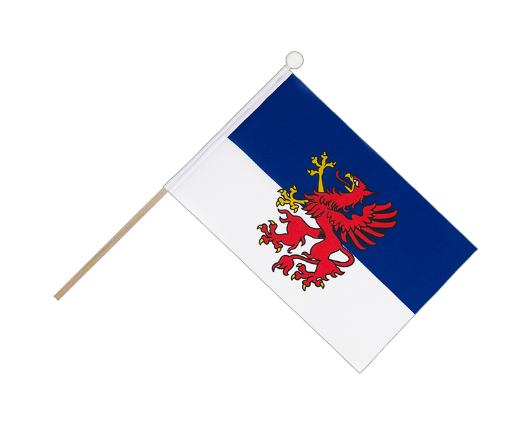 Pomerania - Hand Waving Flag 6x9"