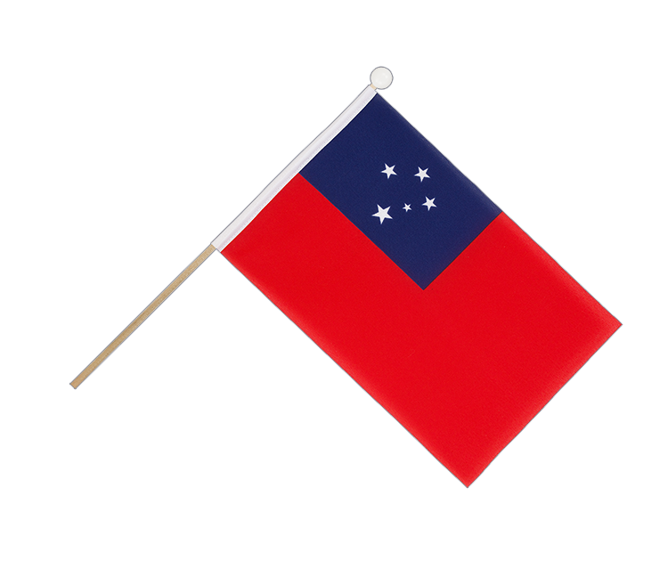 Hand Waving Flag Samoa - 6x9"