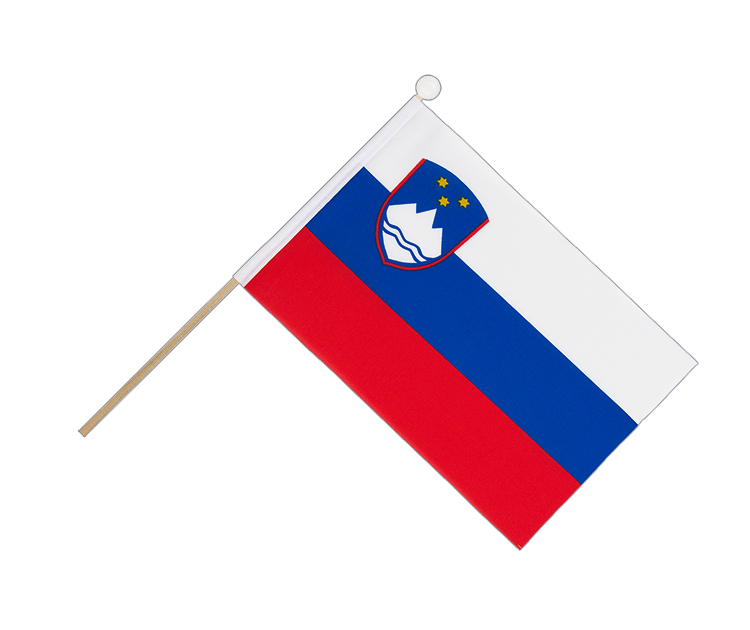 Hand Waving Flag Slovenia - 6x9"