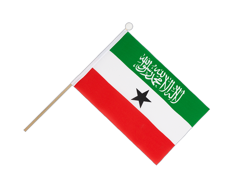 Somaliland - Drapeau sur hampe 15 x 22 cm