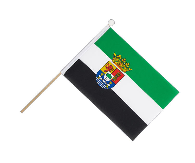 Extremadura - Hand Waving Flag 6x9"