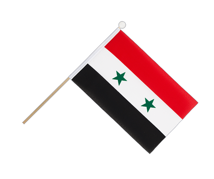 Syria - Hand Waving Flag 6x9"