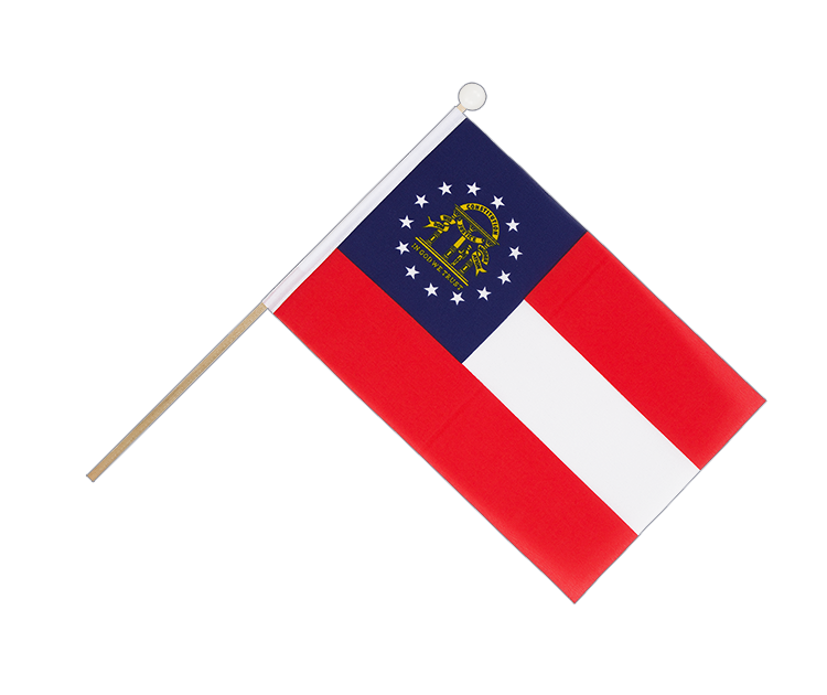 Georgia - Hand Waving Flag 6x9"