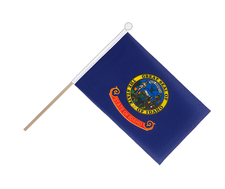 Idaho - Hand Waving Flag 6x9"