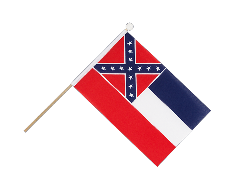 Mississippi - Hand Waving Flag 6x9"