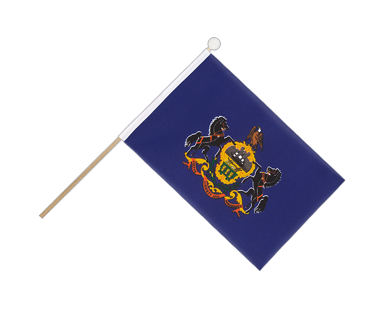 Pennsylvania - Hand Waving Flag 6x9"