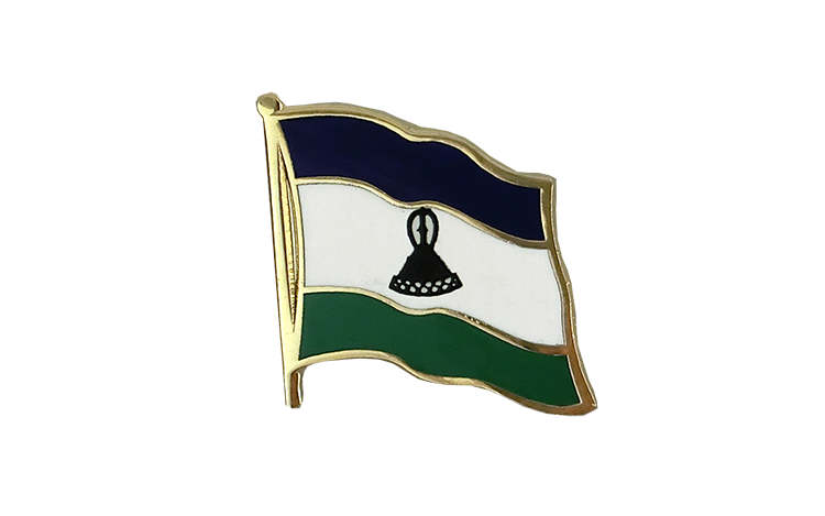Lesotho Flaggen Pin 2 x 2 cm