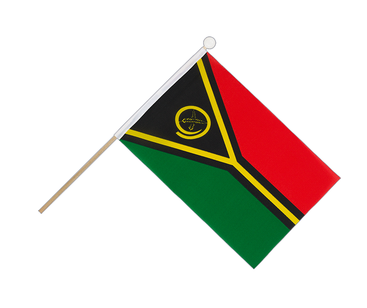 Vanuatu - Hand Waving Flag 6x9"