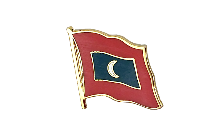 Pin's drapeau Maldives 2 x 2 cm