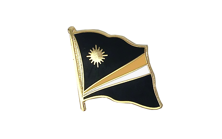 Flaggen Pin Marshall Inseln 2 x 2 cm