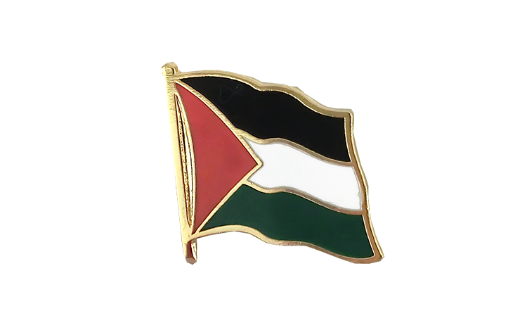 Flaggen Pin Palästina 2 x 2 cm