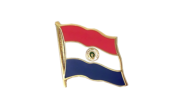 Flaggen Pin Paraguay 2 x 2 cm