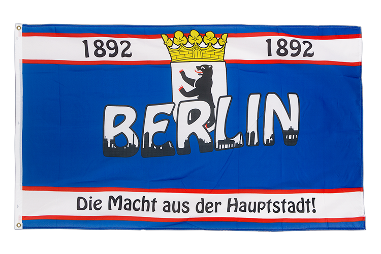 Berlin 1892 Die Macht aus der Hauptstadt Flagge 90 x 150 cm