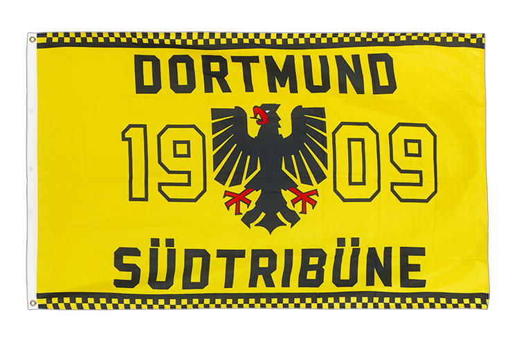 Dortmund 1909 Südtribühne Design 2 Flagge 90 x 150 cm