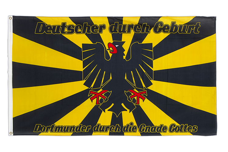 Dortmunder durch die Gnade Gottes Flagge 90 x 150 cm