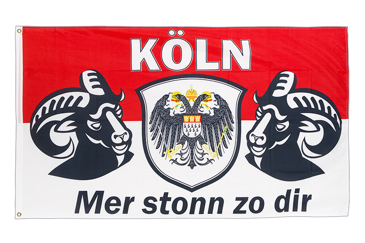 Köln Mer stonn zo dir Flagge 90 x 150 cm