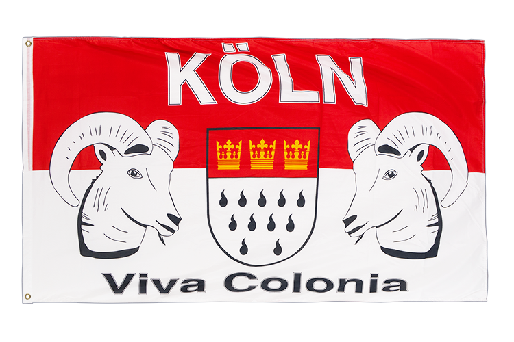 Köln Viva Colonia Flagge 90 x 150 cm