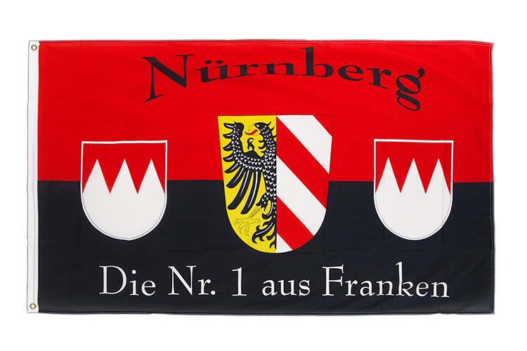 Drapeau Nuremberg Die Nr. 1 aus Franken 90 x 150 cm
