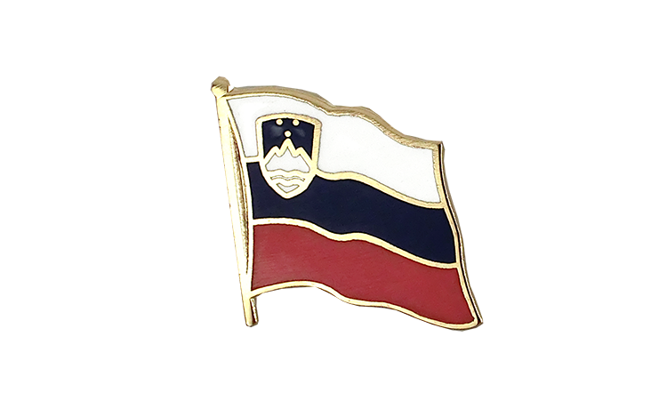 Slovénie - Pin's drapeau 2 x 2 cm