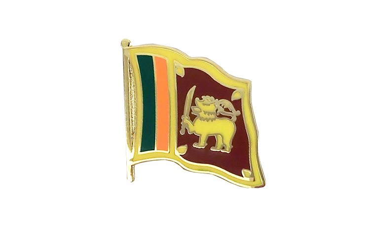 Flaggen Pin Sri Lanka 2 x 2 cm