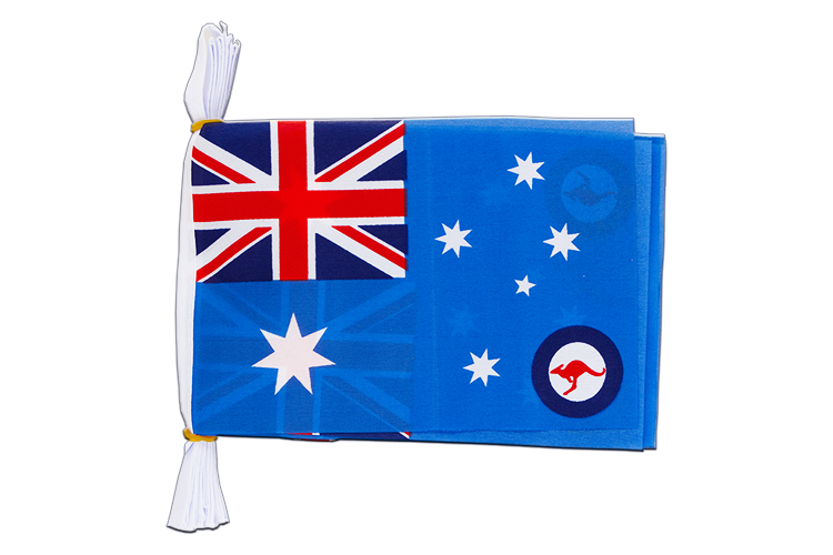 Australien Royal Australian Air Force RAAF - Fahnenkette 15 x 22 cm, 3 m