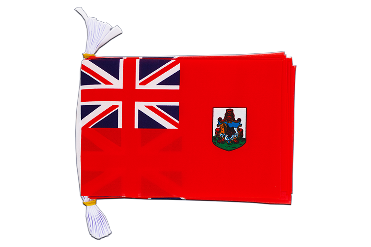 Bermuda - Flag Bunting 6x9", 3 m